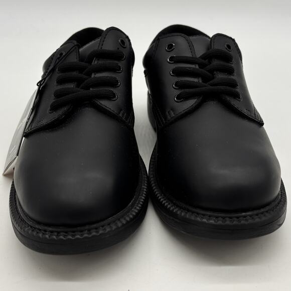 Safe T Step Work Shoes Mens 9 Black Lace Up Slip Resistant Sole Comfort 137921 - Picture 2 of 10